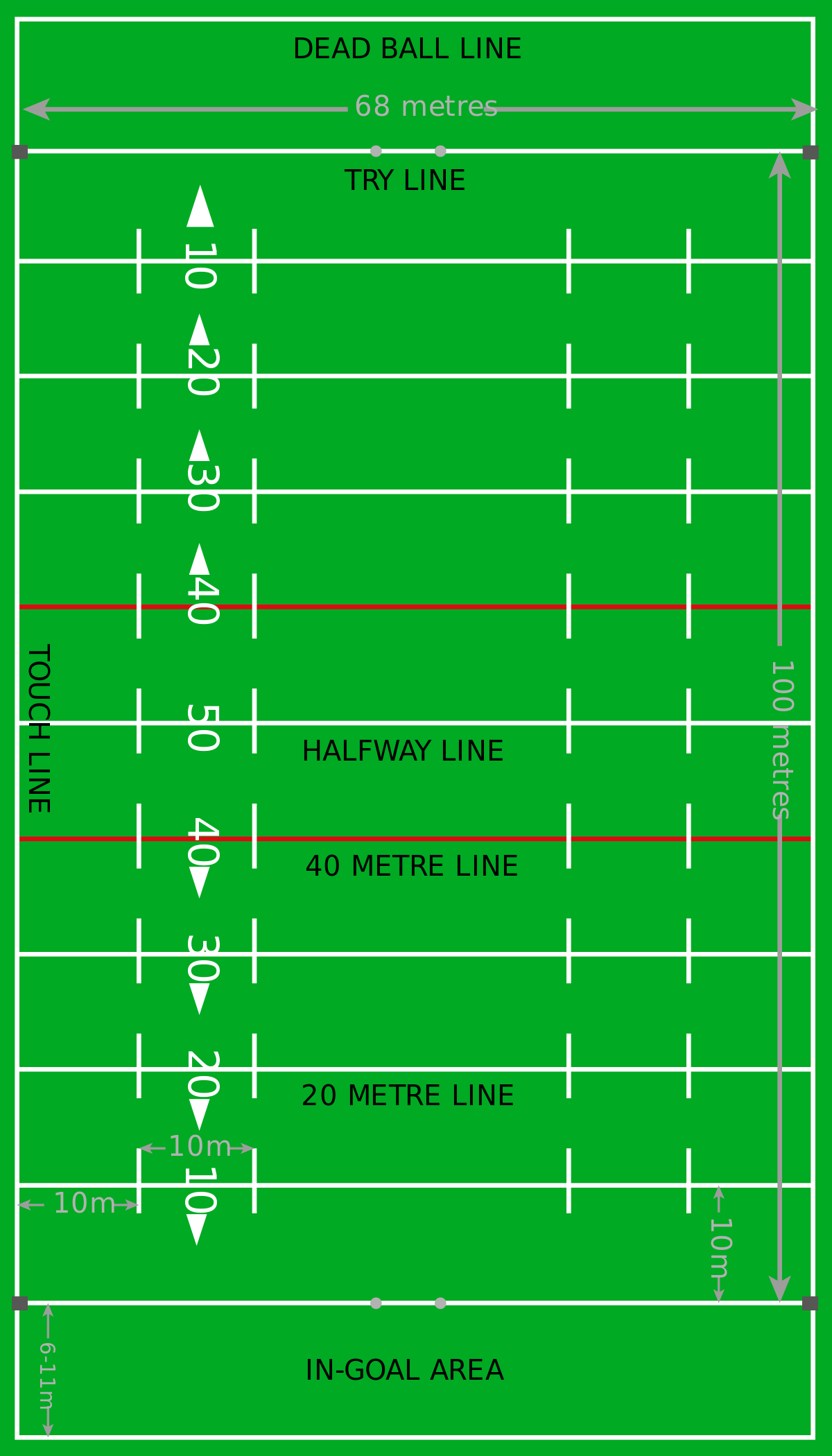 NRL Rugby League Field 